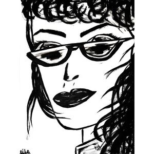 The Girl #2 by eila | Canvas Print